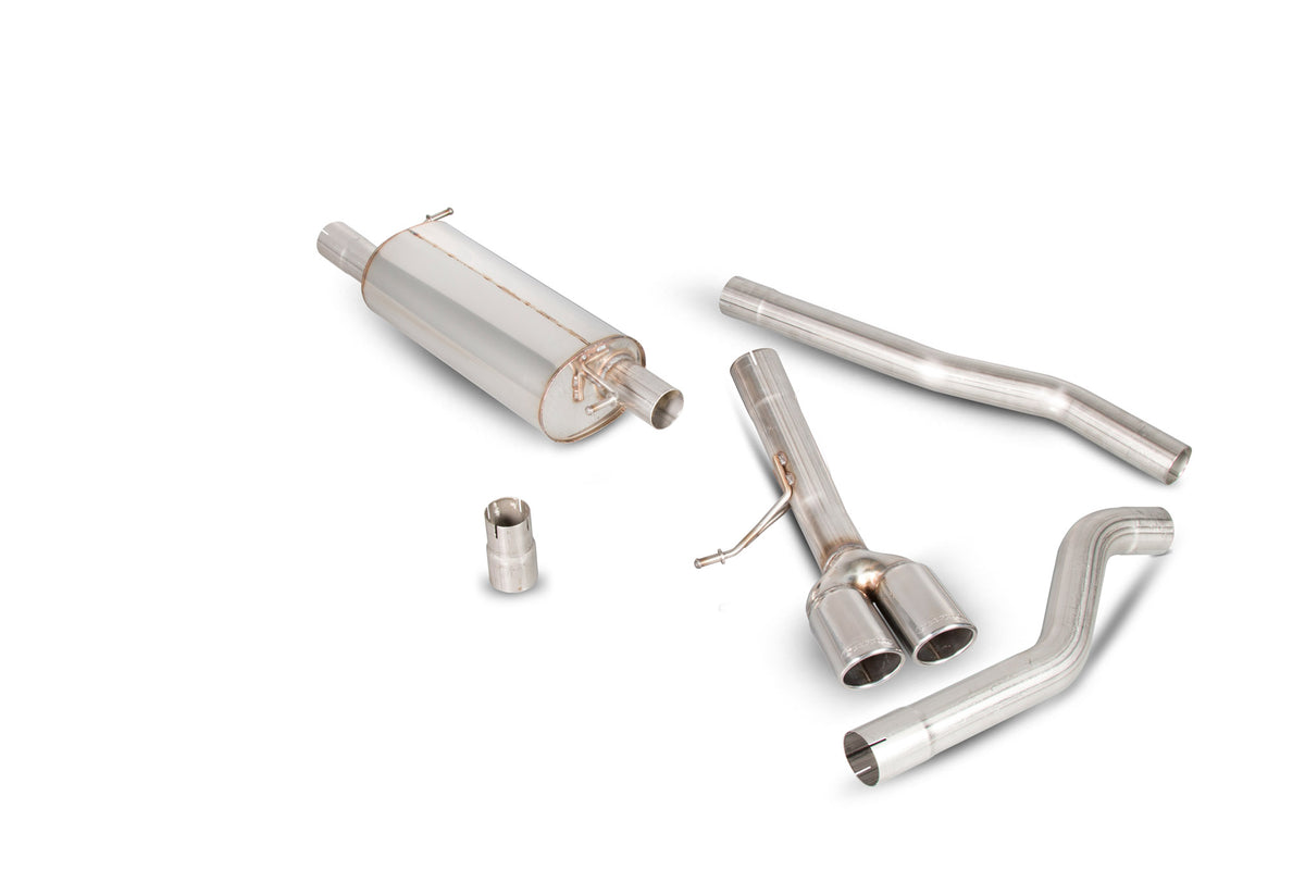 Scorpion Volkswagen Transporter T5 T6 DPF-back exhaust system with resonated cat and DPF-back system, suitable for models 2003-2019.