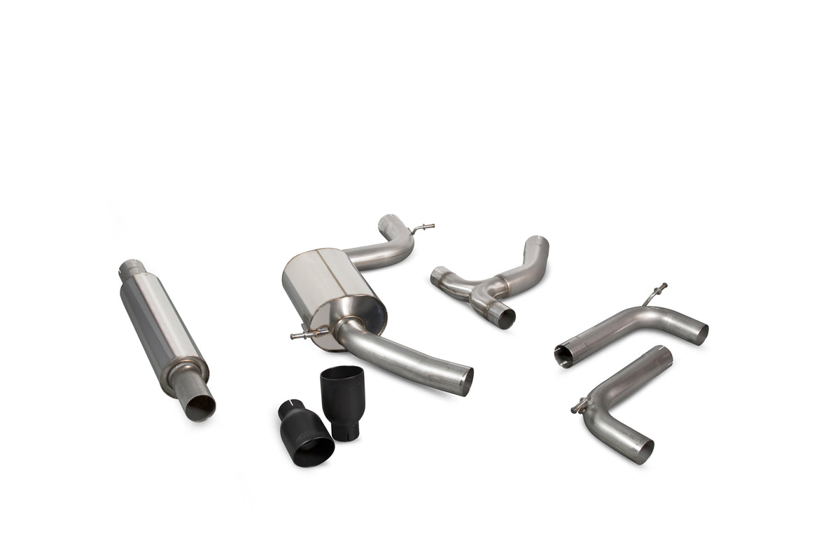 Scorpion Volkswagen Golf Mk7.5 GTI GPF Model Inc TCR GPF-Back Exhaust System with resonated design and performance features.