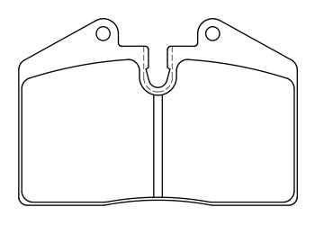 Official Endless EIP002 brake pad shape drawing