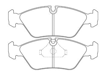 Official Endless EIP016 brake pad shape drawing