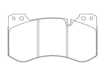 Official Endless EIP328 brake pad shape drawing