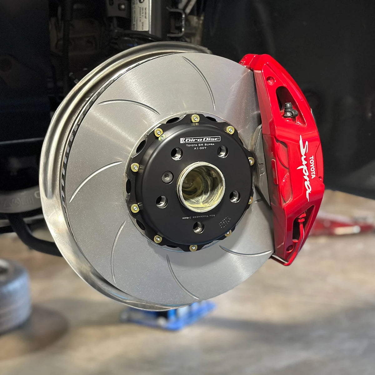 Girodisc A1-307 Toyota GR Supra, BMW 348mm Front Rotors - manufacturer reference image