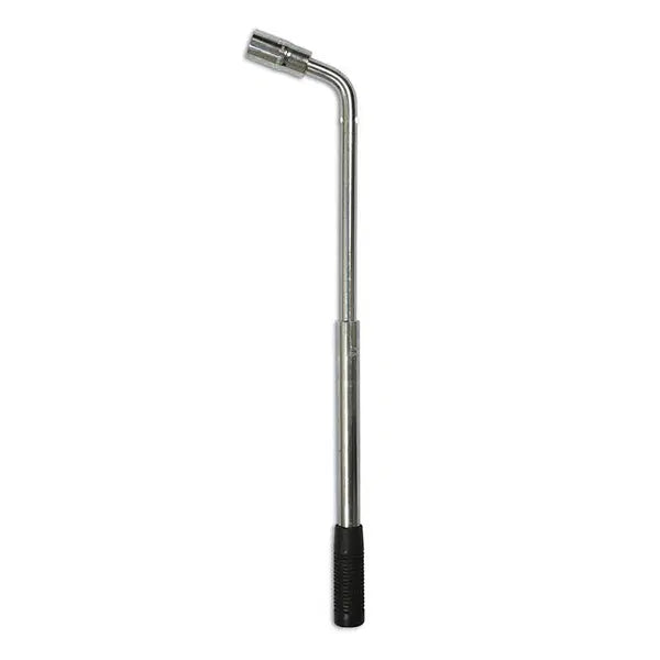 Laser Tools Laser 0591 telescopic wheel brace wrench with adjustable handle for vehicle tire changing and maintenance.