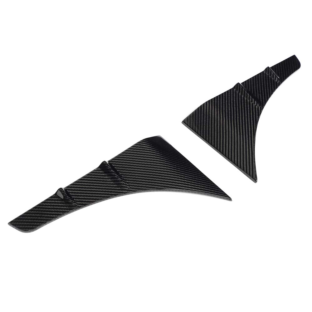 Carbon fibre front fender trim for Audi RS3 8Y 2022+ by CT Carbon, shown on a sleek car with close-up detail.