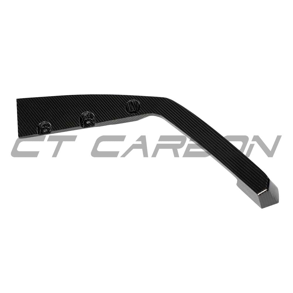 BMW F95 X5M 2019-2022 CT Carbon full kit with carbon fiber components for pre-LCI model, shown on a vehicle.