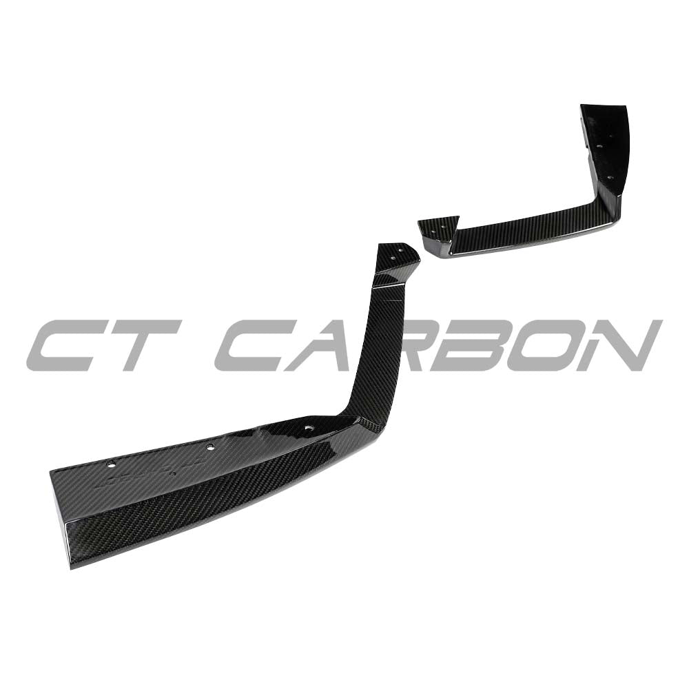 BMW F95 X5M 2019-2022 CT Carbon full carbon fiber kit, front and rear exterior components, on a vehicle with a sleek finish.