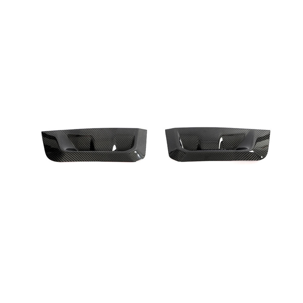 CT Carbon Land Rover Defender L663 carbon fiber wing vents, stylish fender accessory for 90, 110, and 130 models.