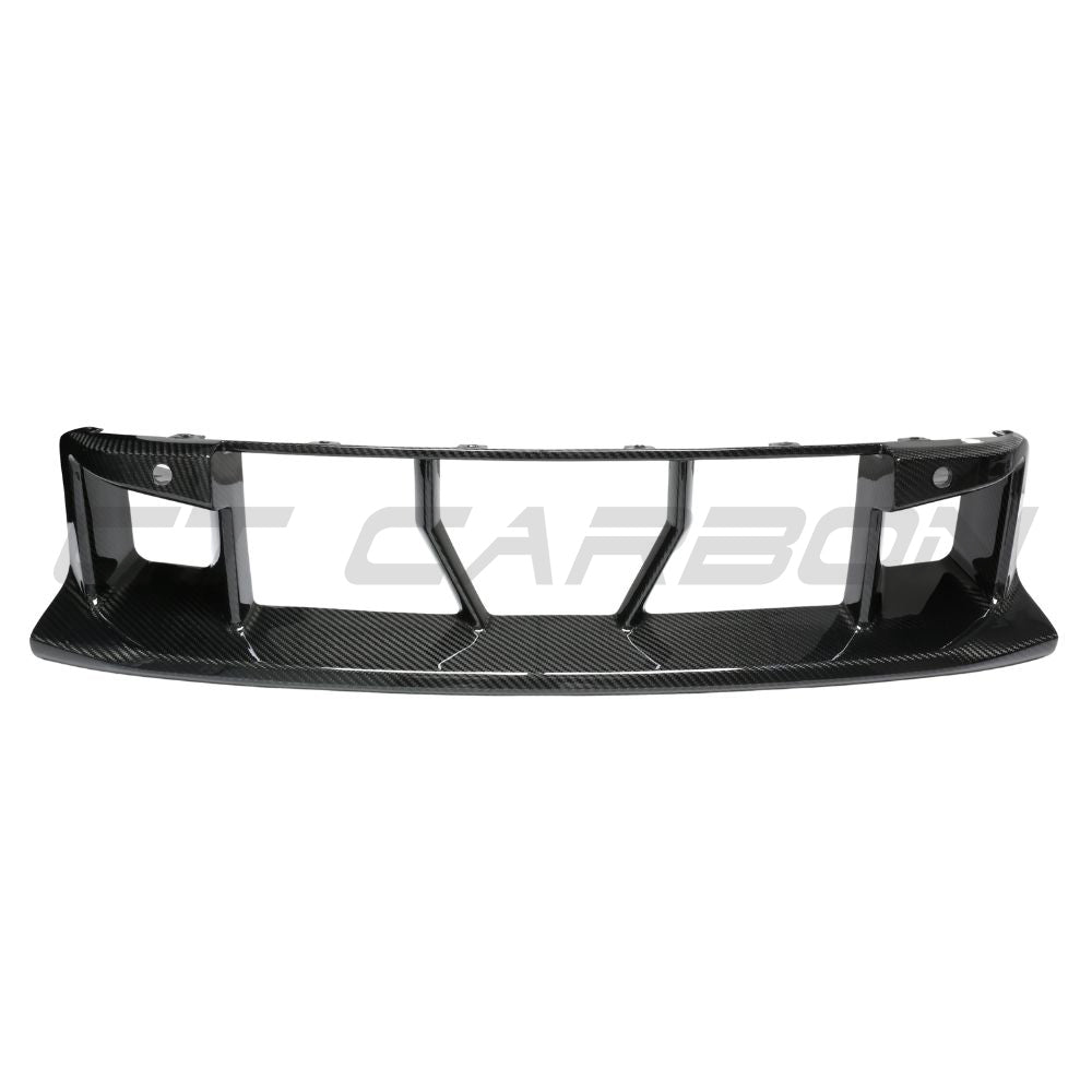 BMW G87 M2 carbon fibre lower grille accessory by CT Carbon, showing the sleek, textured carbon finish on the grille.
