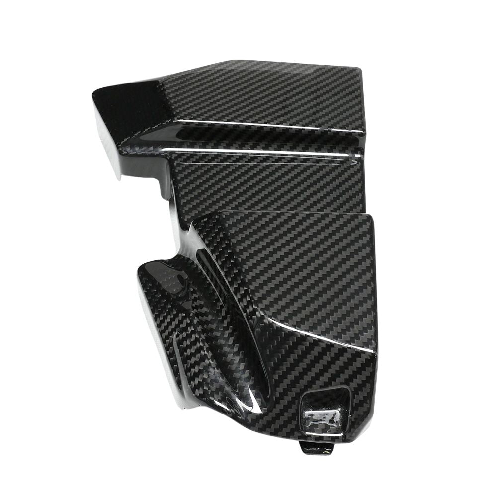 BMW M2 M3 M4 G87 G80 G81 G82 G83 Carbon Fibre ECU Battery Terminal Cover by CT Carbon showing sleek black carbon fiber finish
