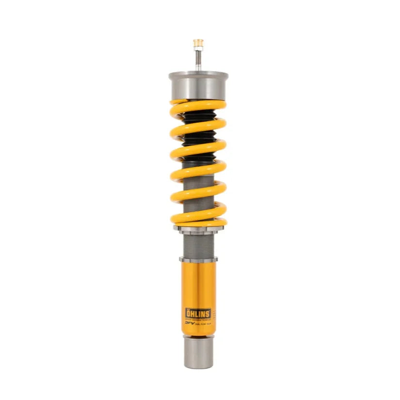 Ohlins Road & Track Coilovers DFV 1-way for Audi A4 S4 RS4 B9 and Fiat 124 Spider, featuring 100N/mm front springs.