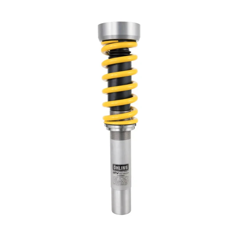 Ohlins Road & Track Coilovers DFV 1-way for Audi RS4 RS5 B8 2012-2017, TUV approved, installed on car suspension system.