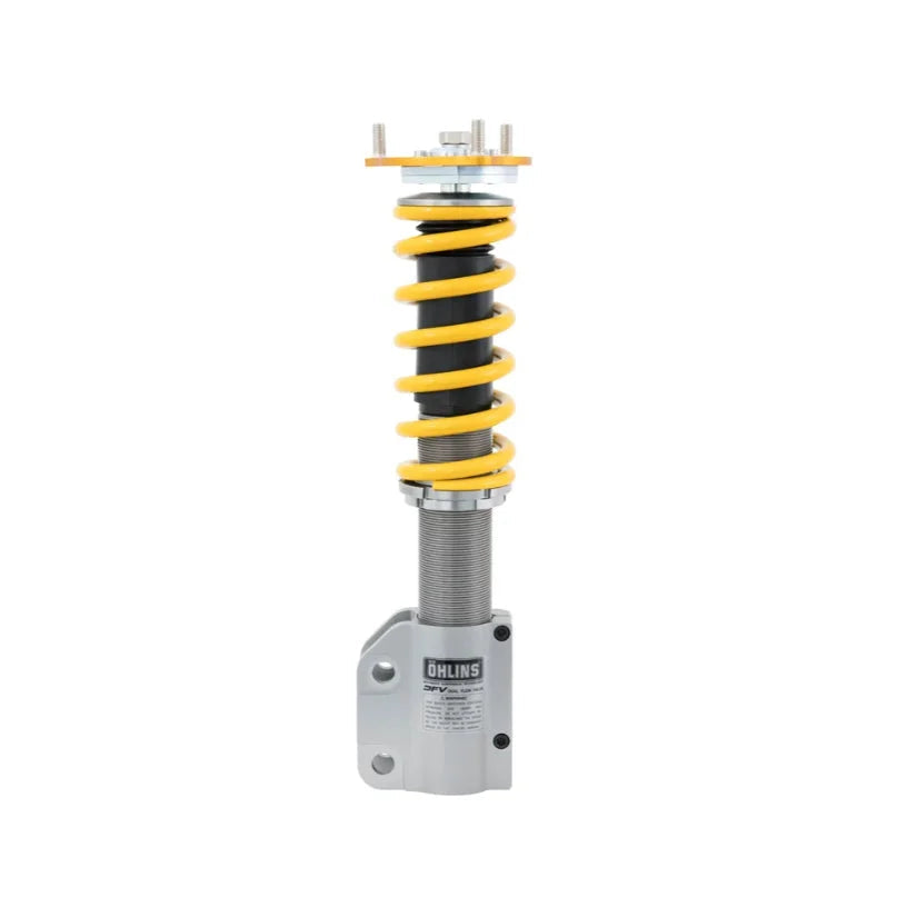 Ohlins Road & Track Coilovers DFV 1-way for Honda Civic Type-R FD2 2007-2010, showing adjustable coilover suspension components.