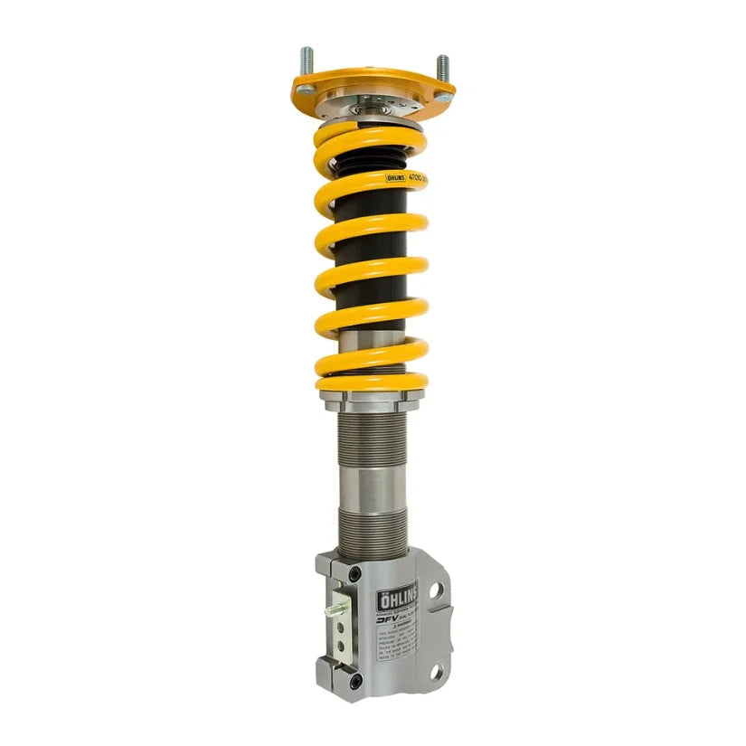 Ohlins Road & Track Coilovers DFV 1-way for Mitsubishi Lancer Evo 10 CZ0 2007-2016, TUV approved, installed on vehicle suspension system
