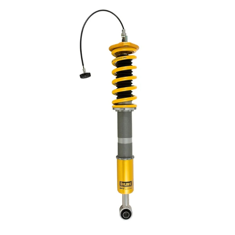 Ohlins Road & Track Coilovers DFV 1-way for Mitsubishi Lancer Evo 10 CZ0 2007-2016, TUV approved, shown installed on vehicle