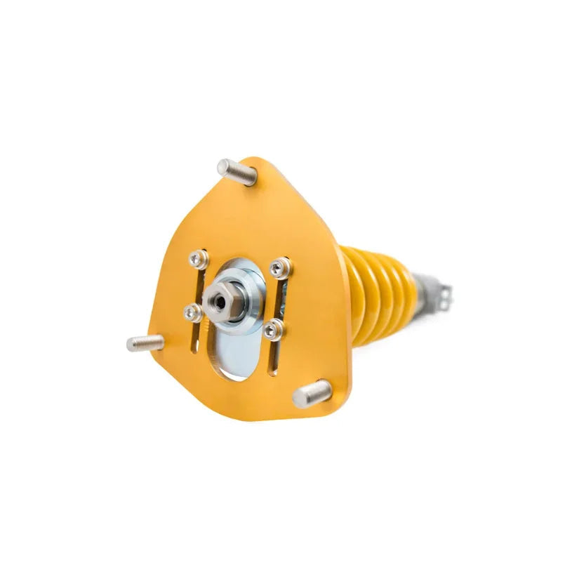 Ohlins Road & Track Coilovers DFV 1-way for Mitsubishi Lancer Evo 7-9, showing the coilover assembly and adjustable components.