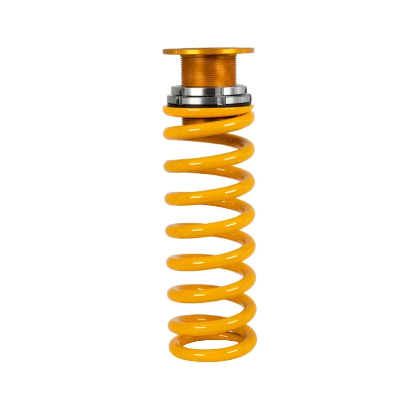 Ohlins Road & Track Coilovers DFV 1-way for Toyota Yaris GR, showing adjustable coilover suspension with TUV approval