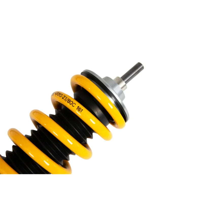Ohlins Road & Track Coilovers DFV 1-way for Toyota Yaris GR, TUV approved, showing the coilover suspension system.